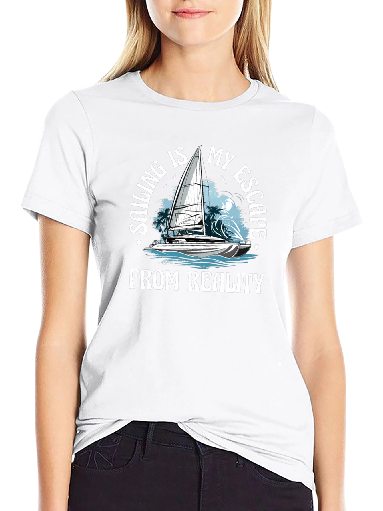 Sailing Escape T-Shirt - Boat Design