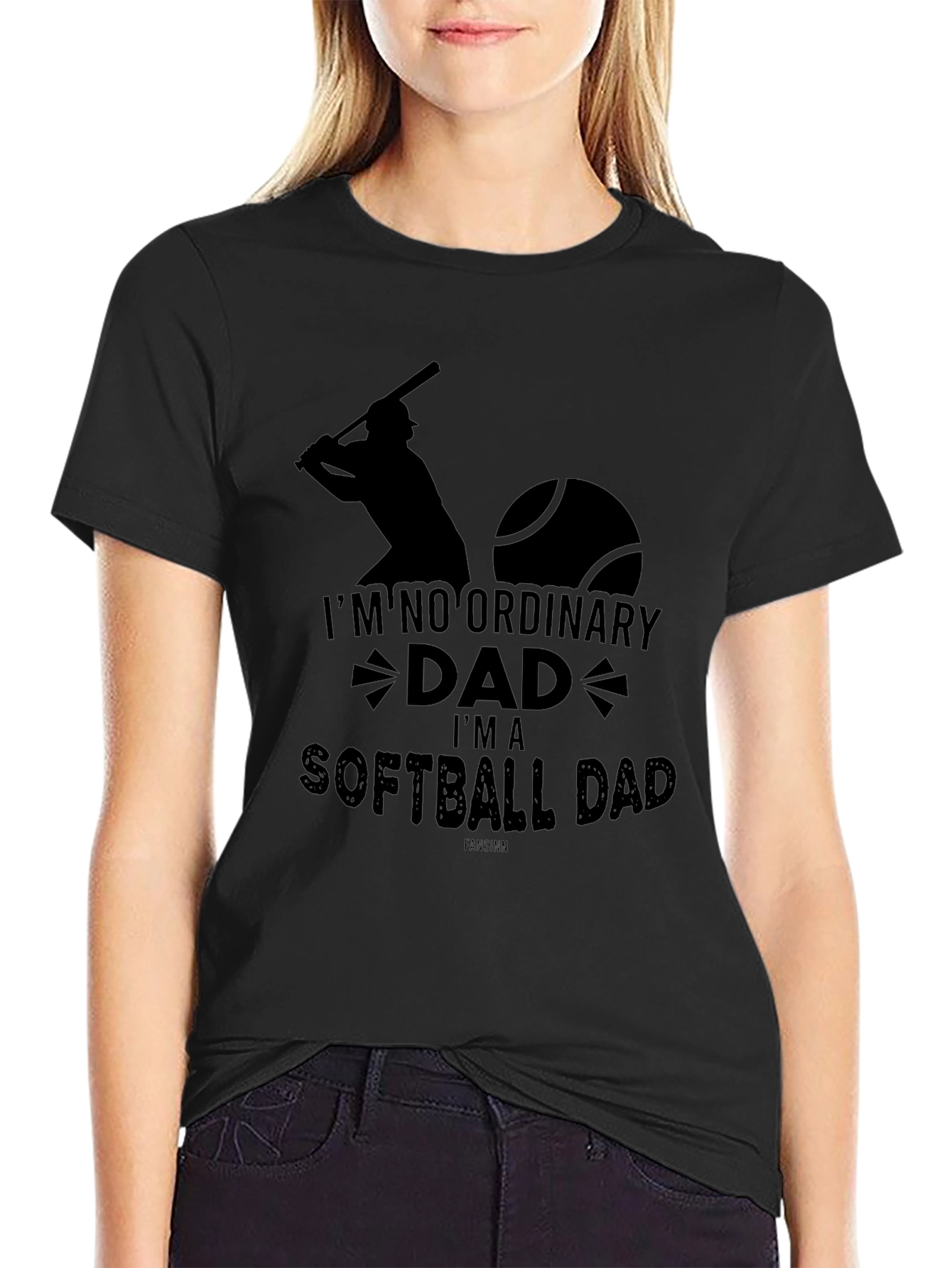 Softball Dad Graphic T-Shirt - Perfect for Game Day!