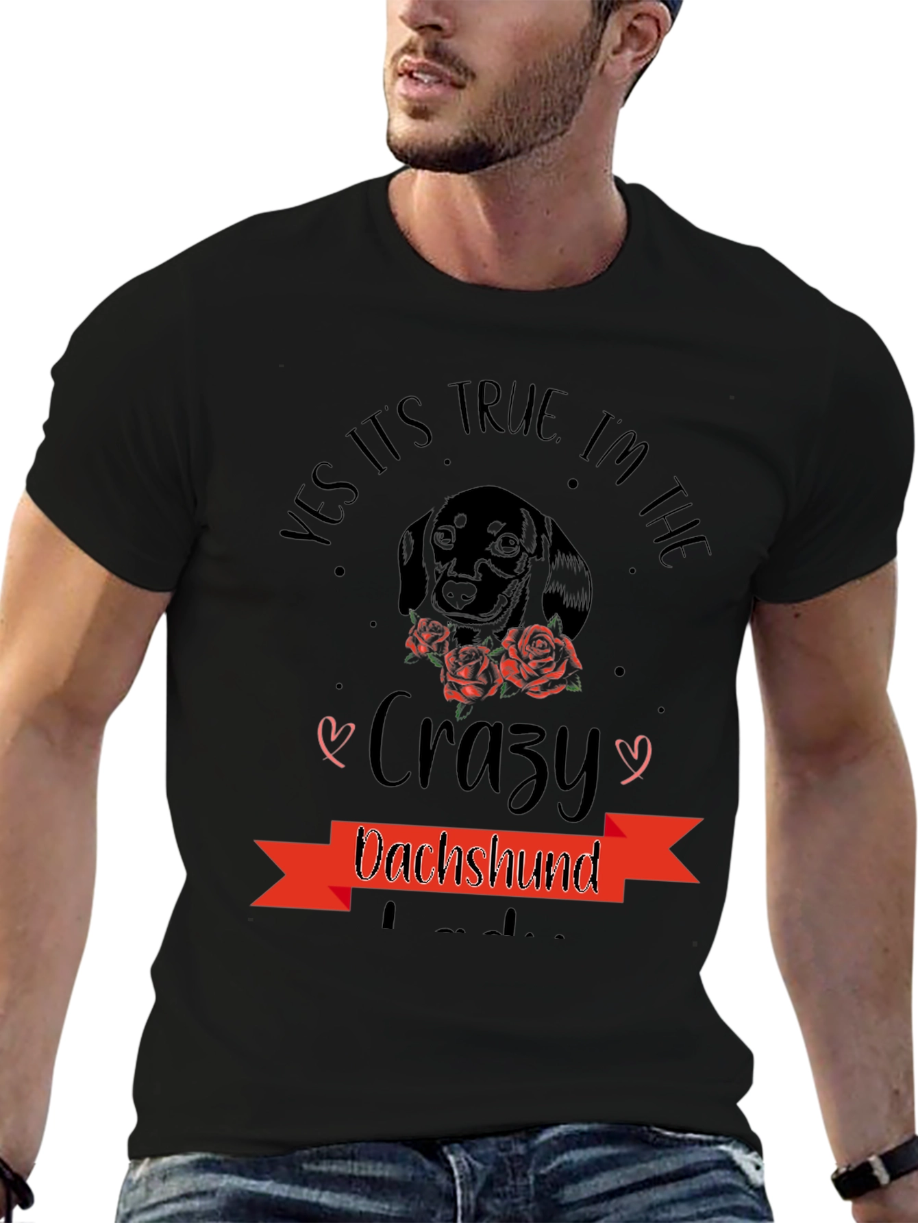 Crazy Dachshund T-Shirt - Dog Lover Tee