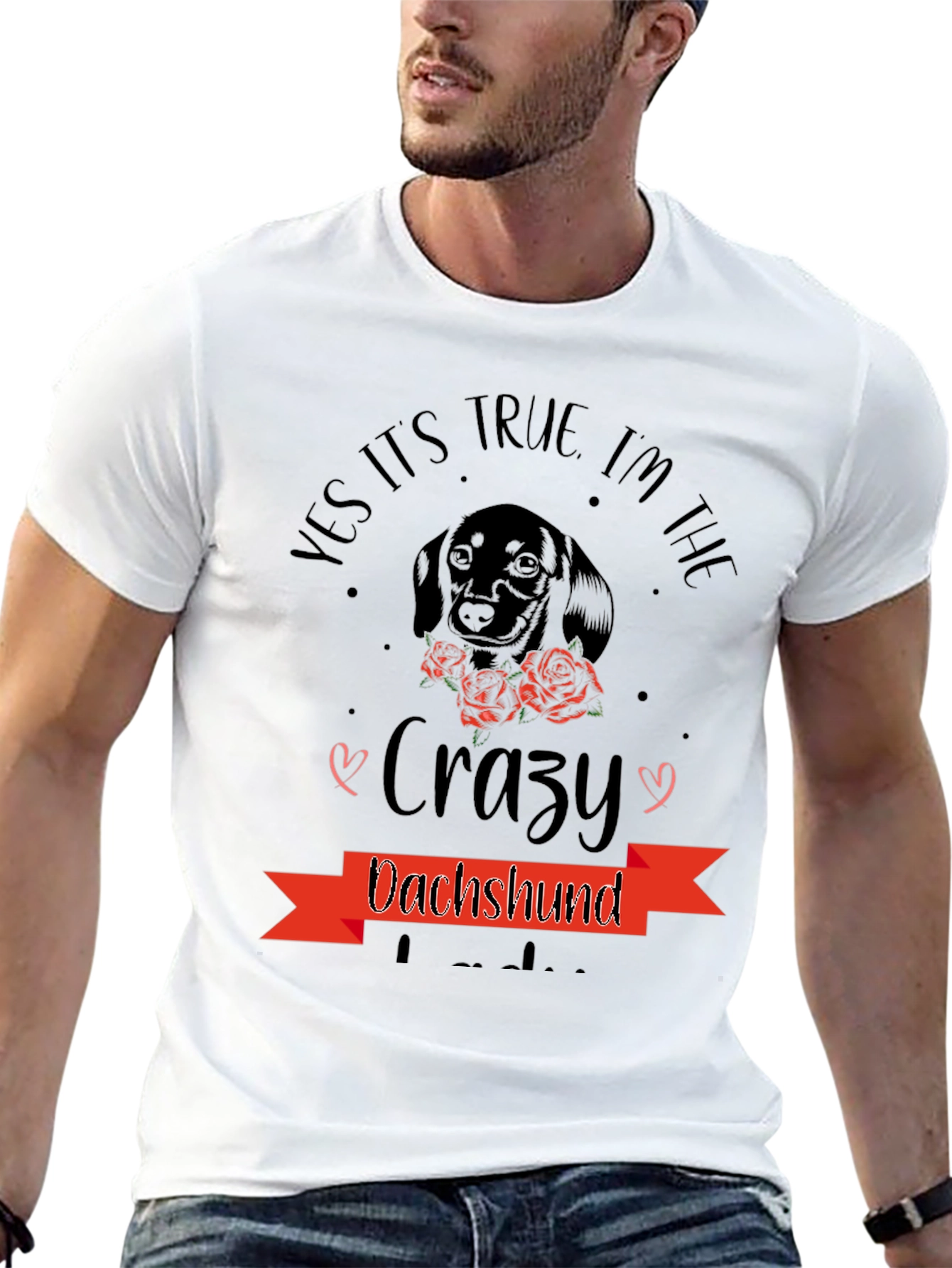 Crazy Dachshund T-Shirt - Dog Lover Tee