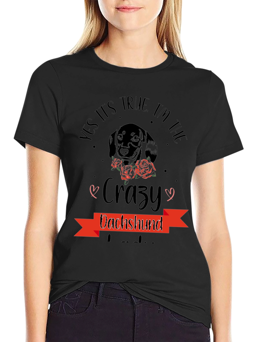 Crazy Dachshund T-Shirt - Dog Lover Tee