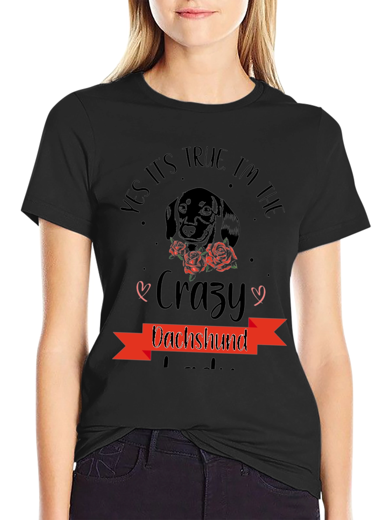 Crazy Dachshund T-Shirt - Dog Lover Tee