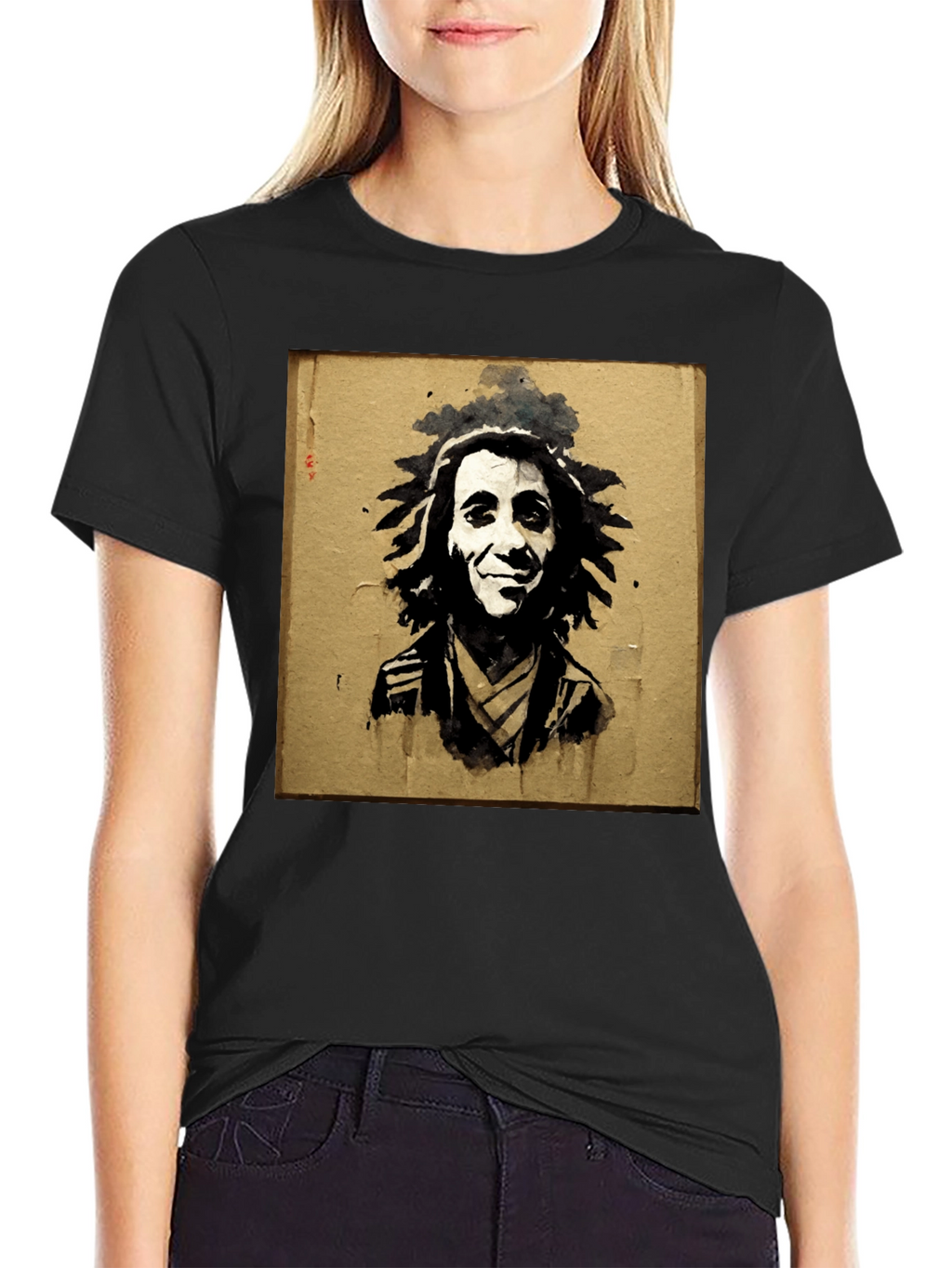 Bob Marley Portrait Graphic Tee - Reggae Inspired