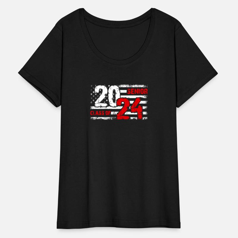 Senior Class Of 2024 Distressed American Flag
