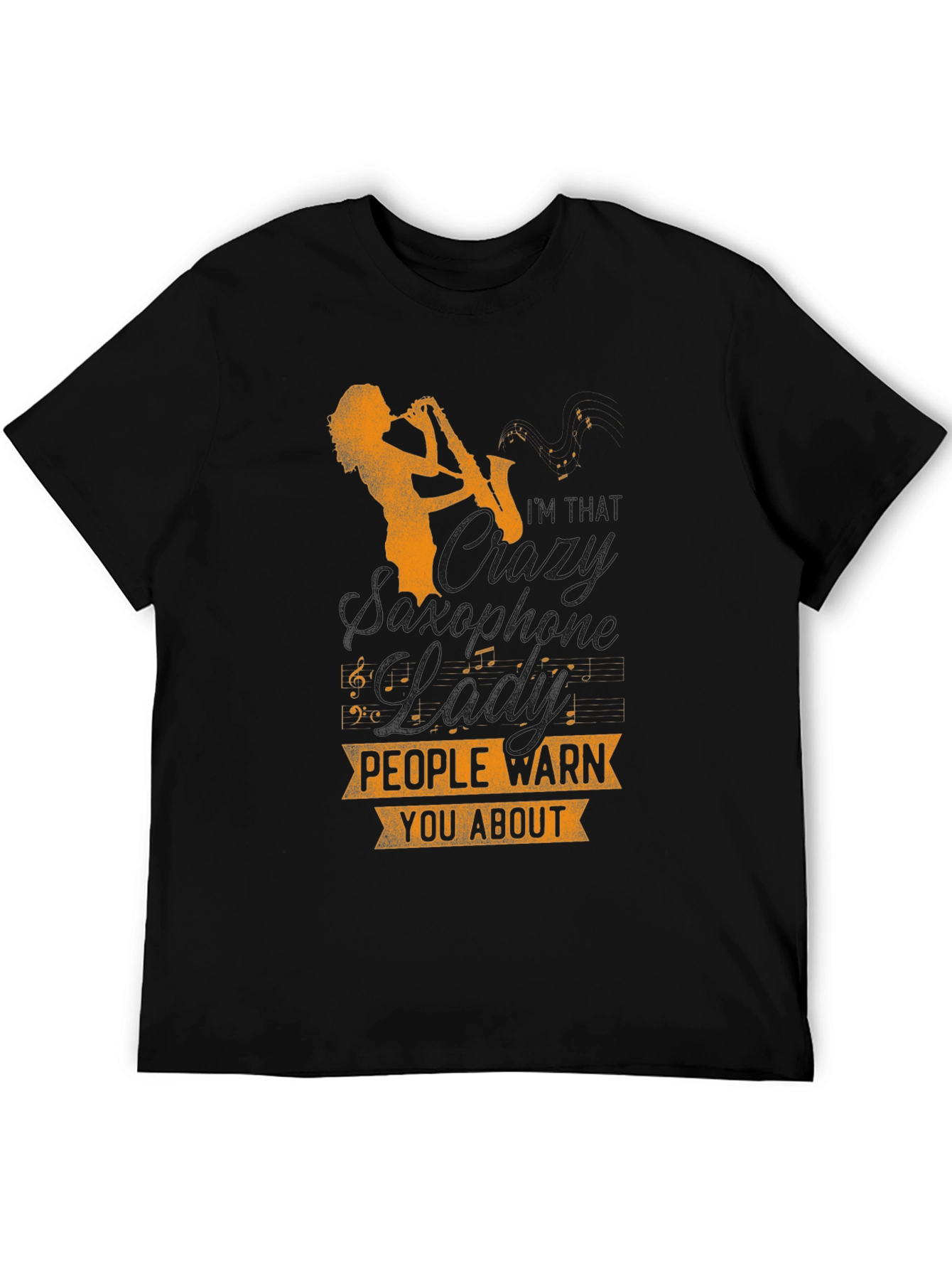 Saxophone Player T-Shirt - Musical Warning