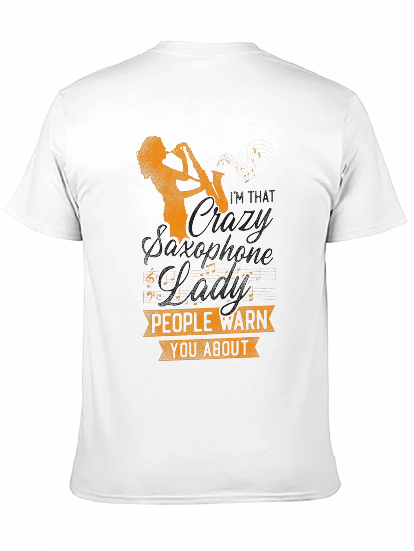 Saxophone Player T-Shirt - Musical Warning