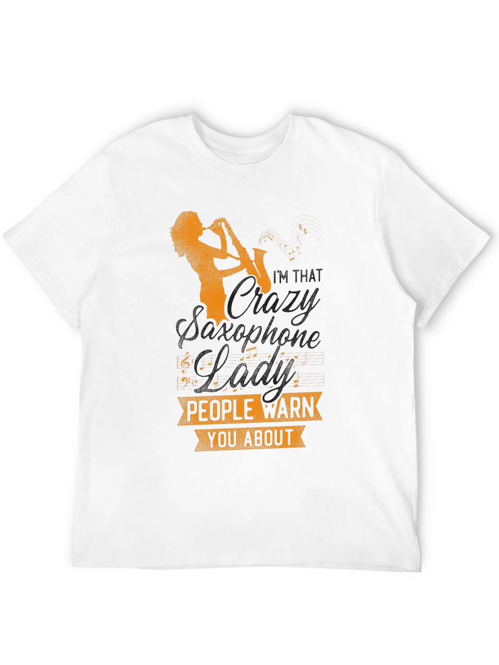Saxophone Player T-Shirt - Musical Warning
