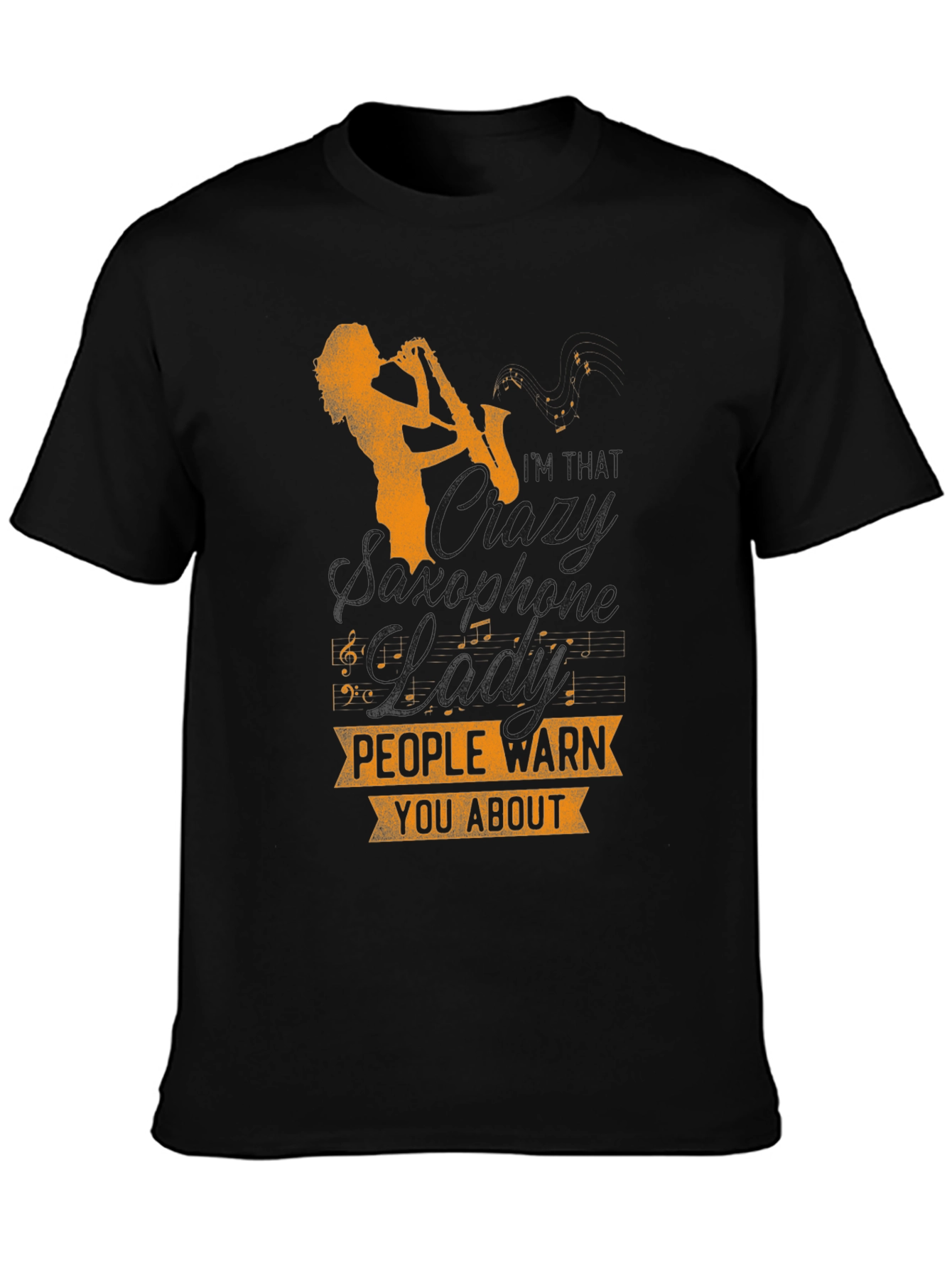 Saxophone Player T-Shirt - Musical Warning
