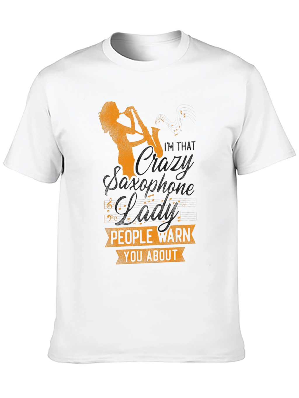 Saxophone Player T-Shirt - Musical Warning