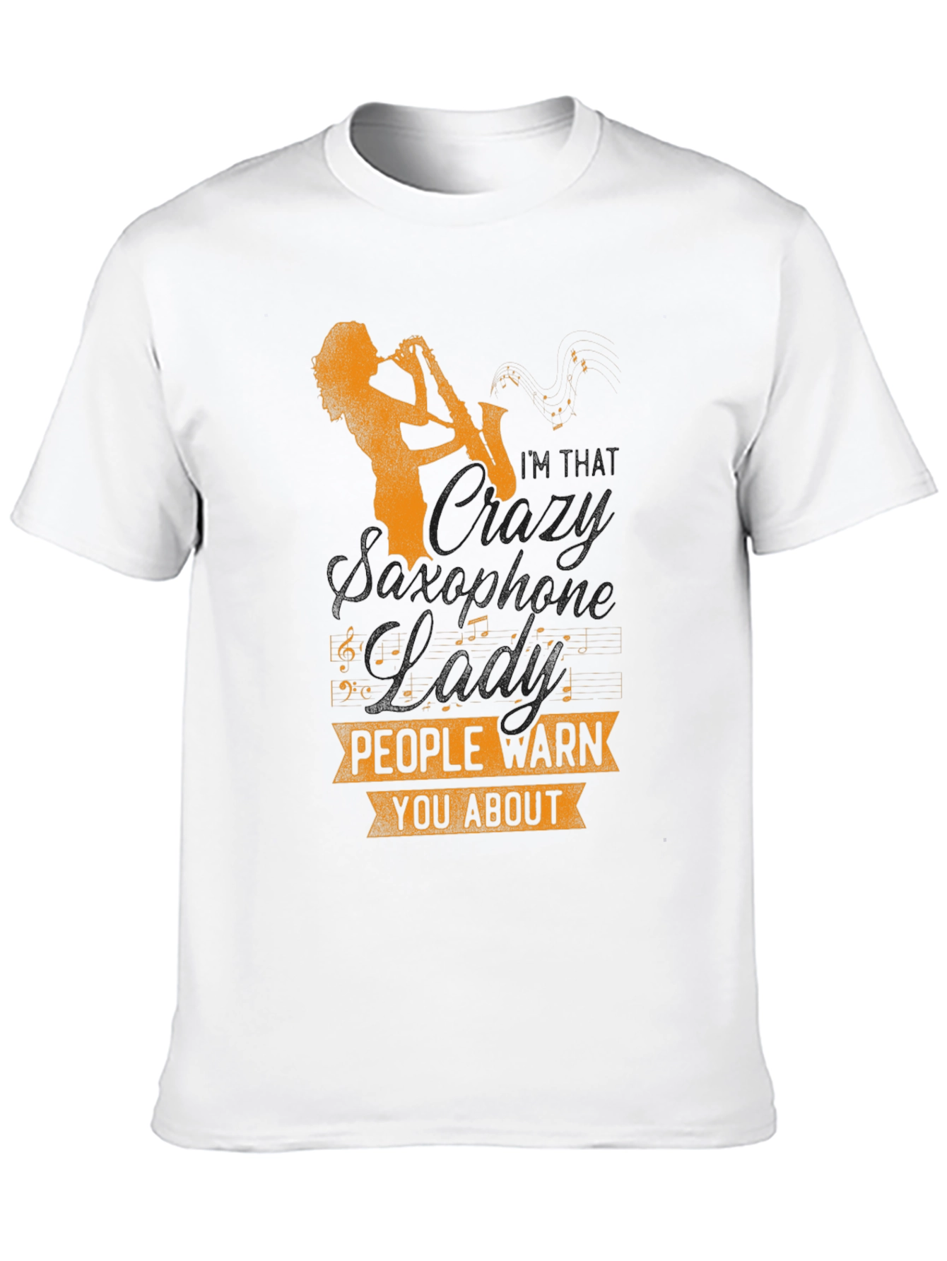 Saxophone Player T-Shirt - Musical Warning