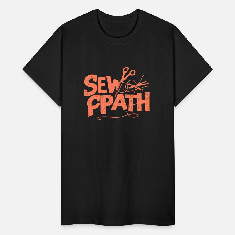 Sewciopath with scissors and thread