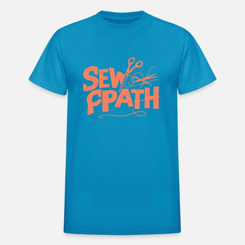 Sewciopath with scissors and thread
