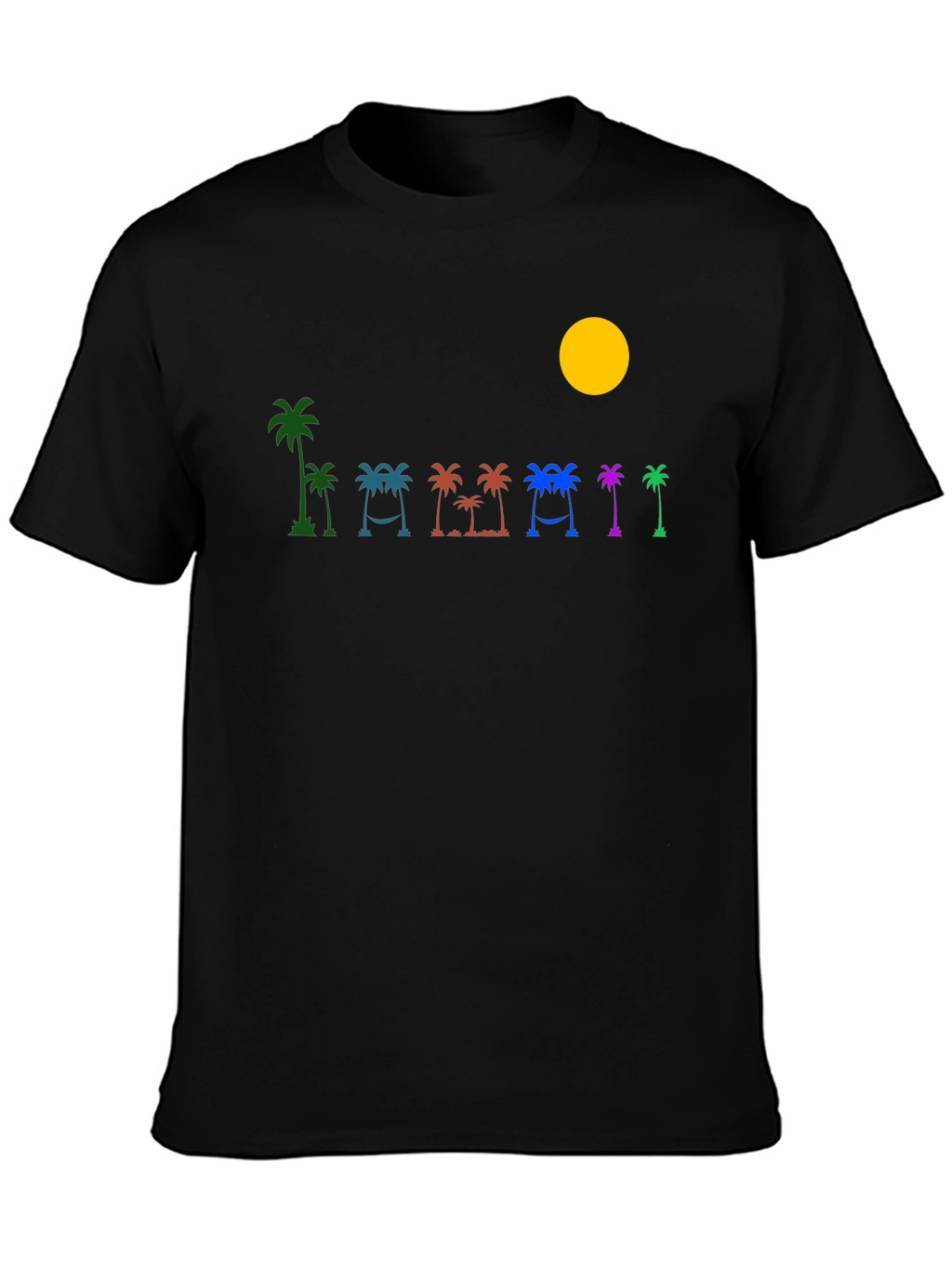 Tropical Palm Tree Graphic T-Shirt