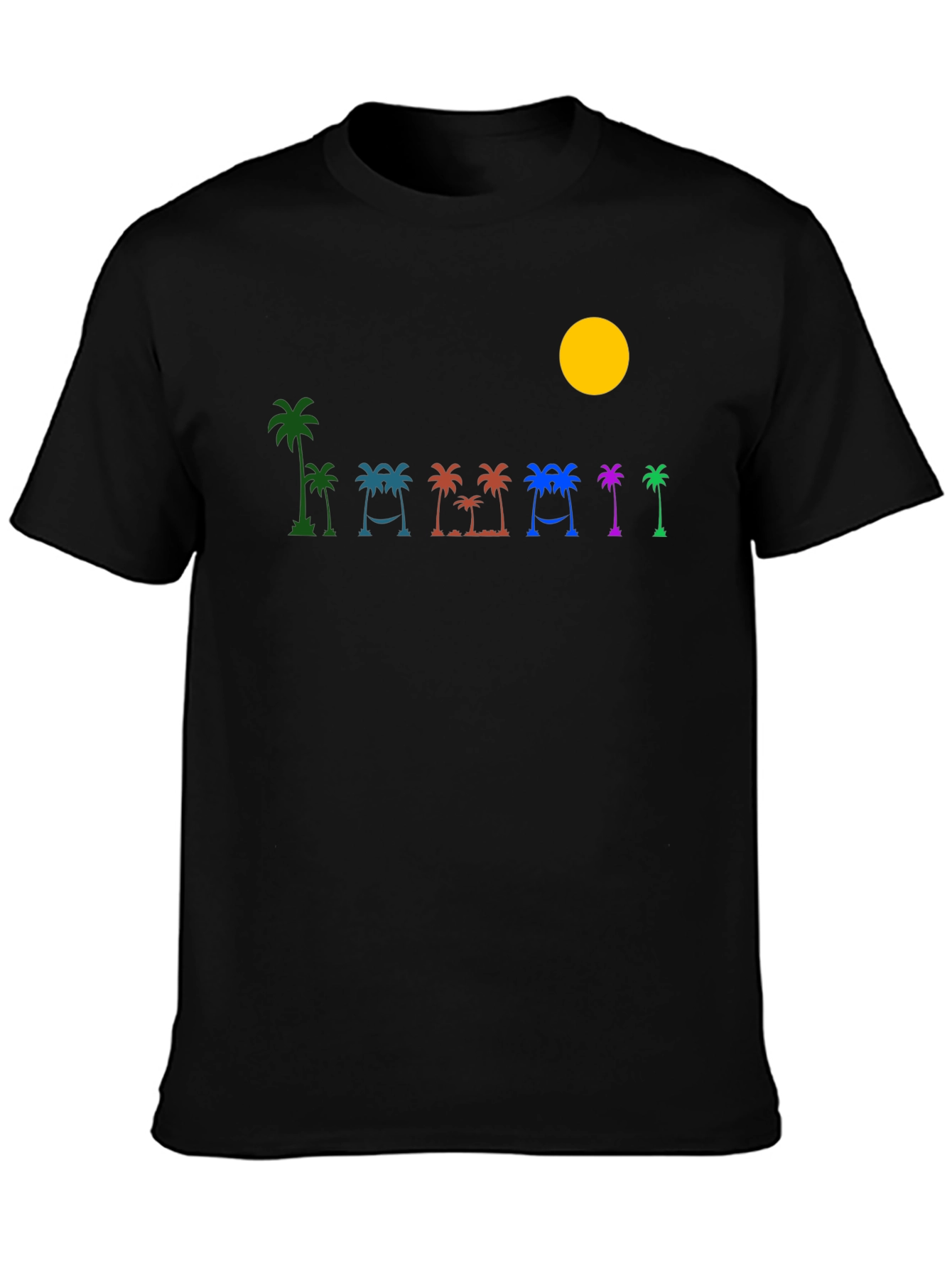 Tropical Palm Tree Graphic T-Shirt
