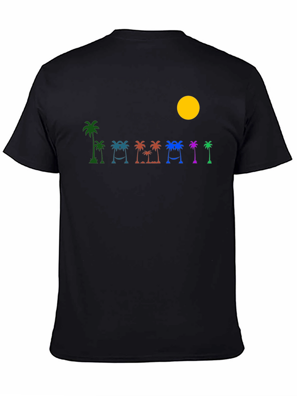 Tropical Palm Tree Graphic T-Shirt