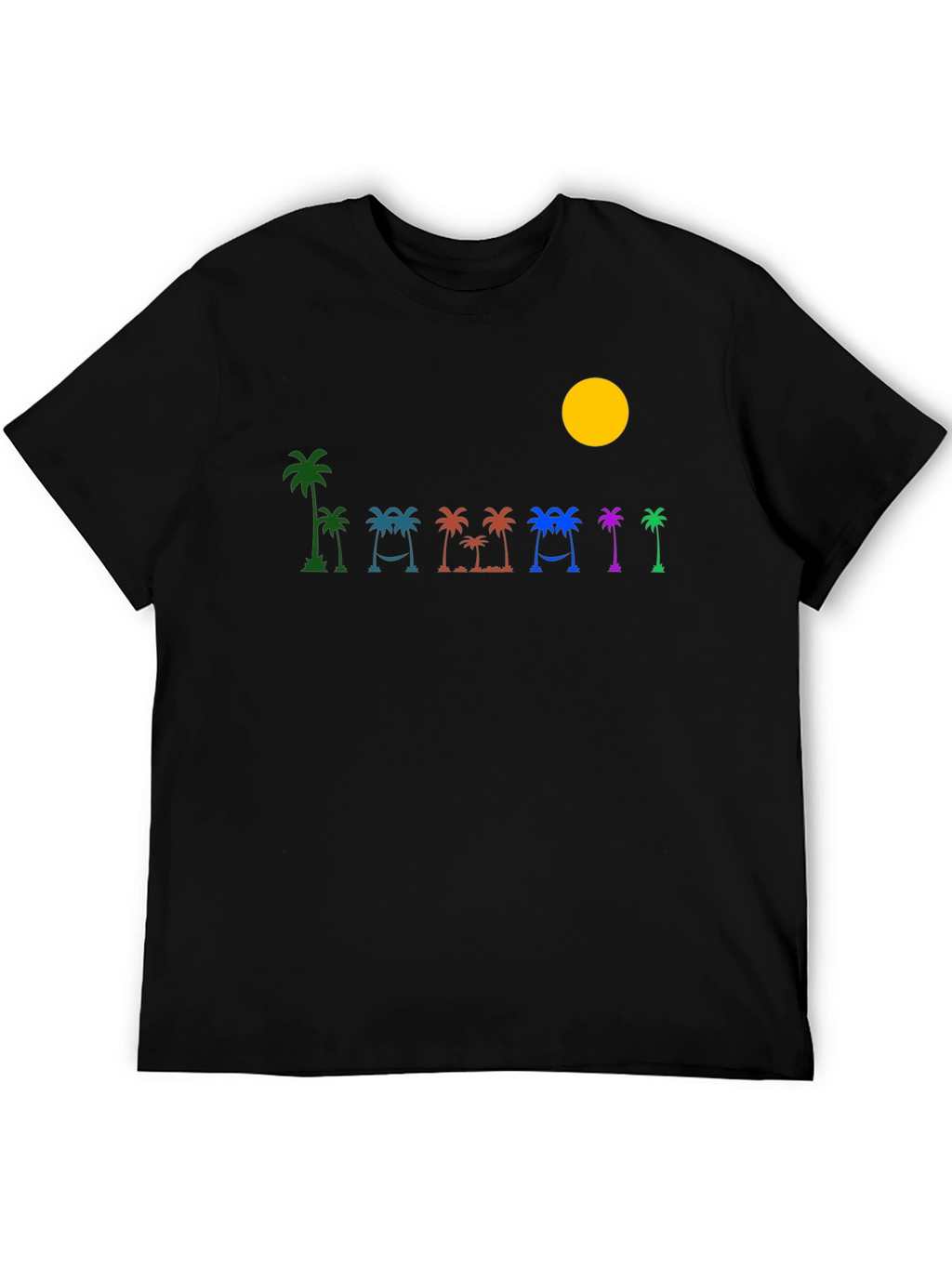 Tropical Palm Tree Graphic T-Shirt