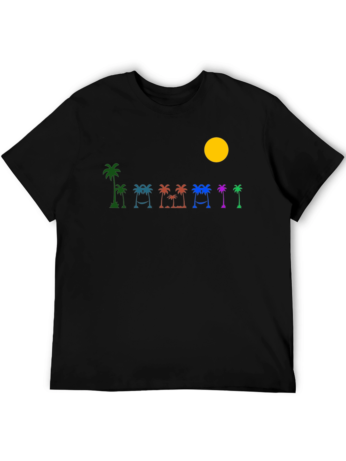 Tropical Palm Tree Graphic T-Shirt