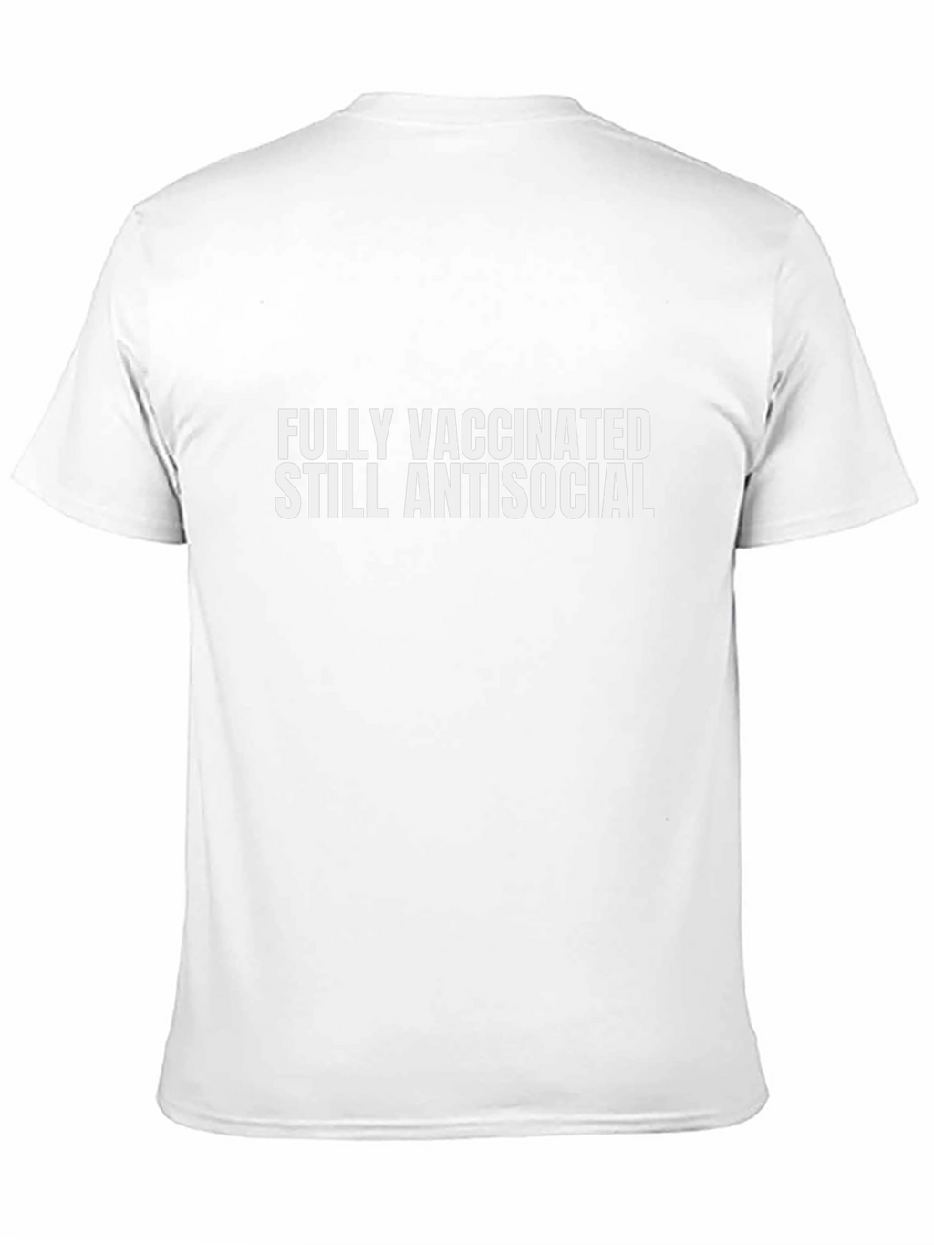 Fully Vaccinated Antisocial T-Shirt - Black Cotton Tee