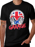 UK Garage Music T-Shirt Union Jack Headphones Design