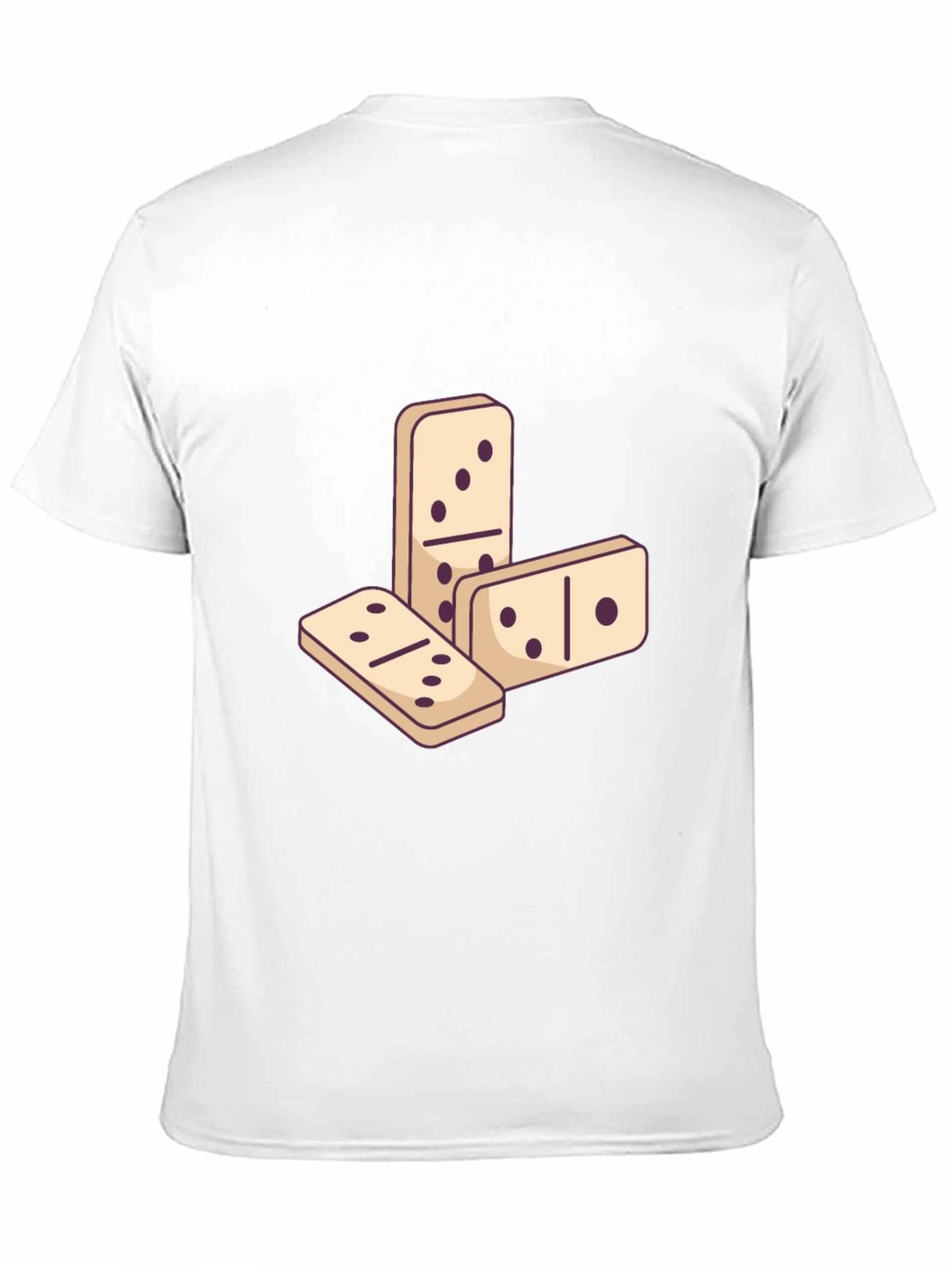 Domino Graphic Tee - Black Casual T-Shirt