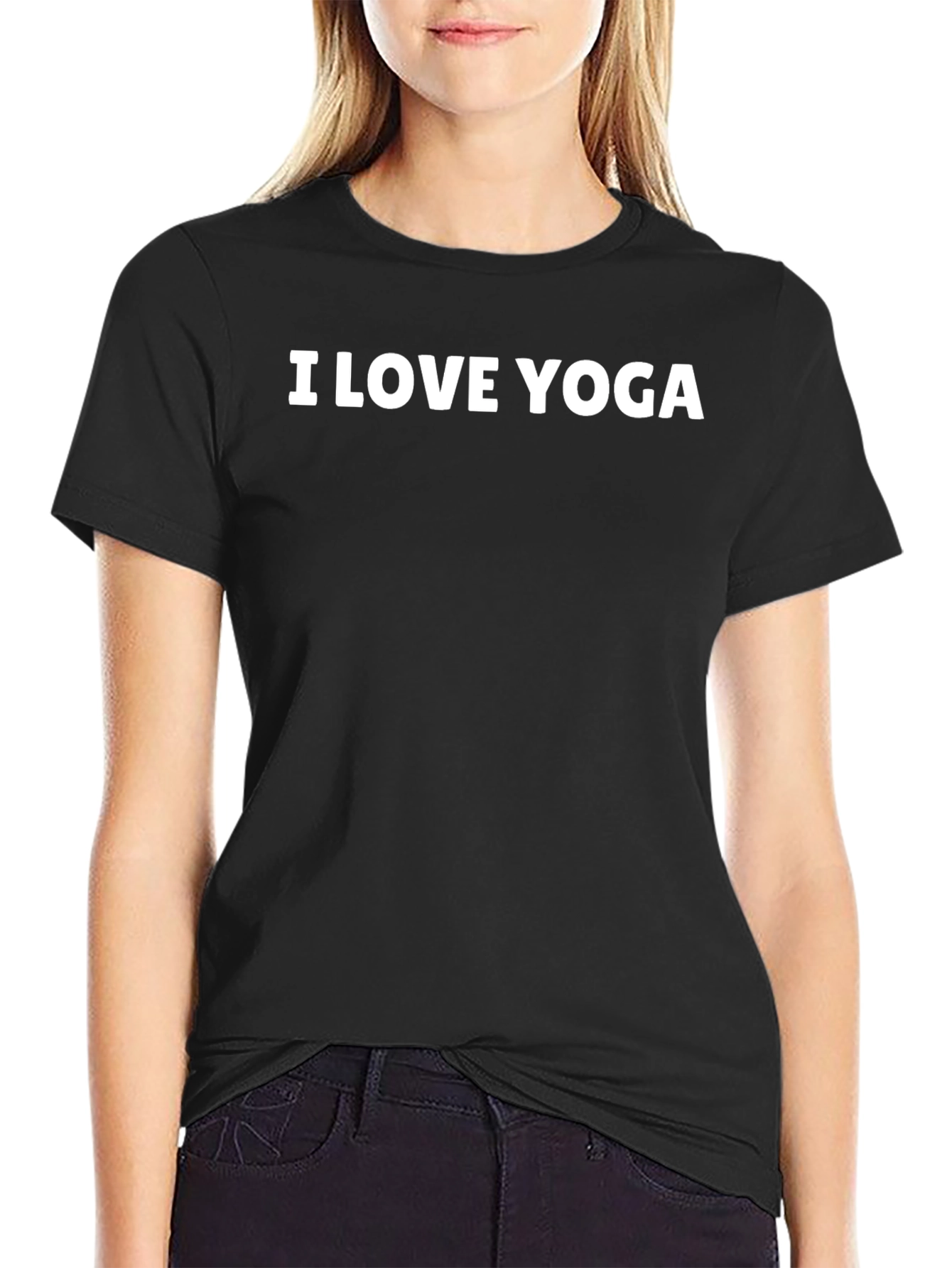 I Love Yoga Graphic T-Shirt - Soft Cotton Tee