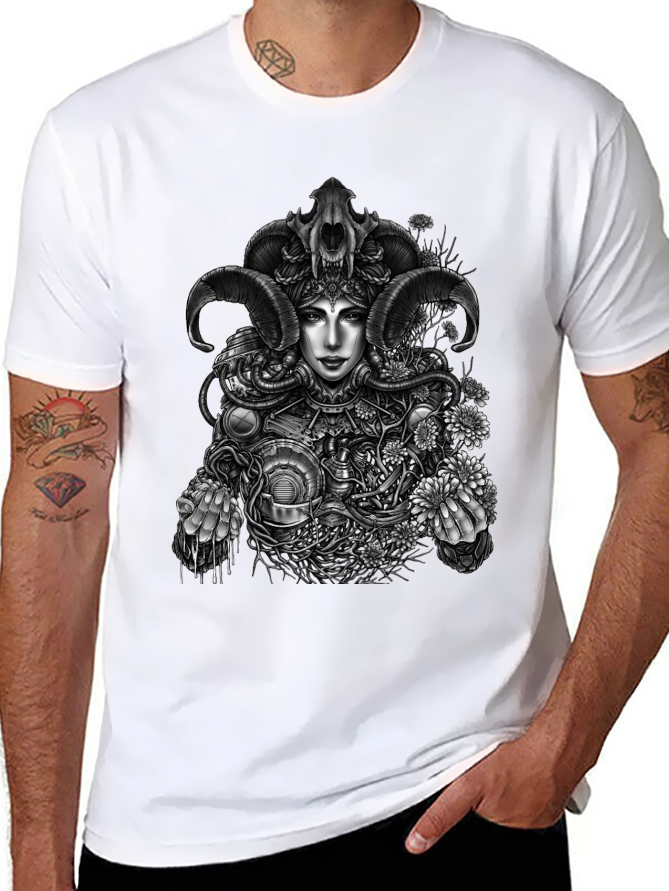 Steampunk Goddess Graphic Tee
