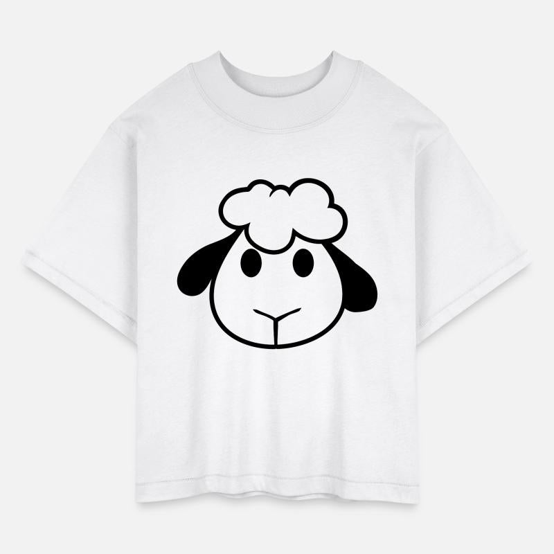 Sheep Face Head Cute Small Baby Lamb Sweet Comic