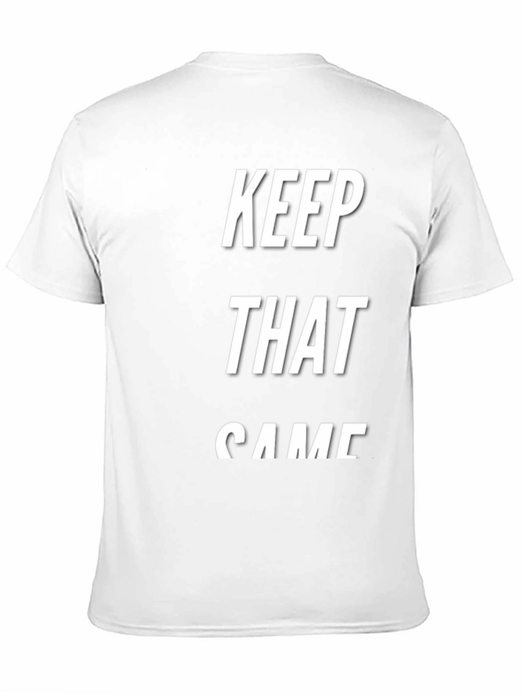 Keep That Same Energy Mens Black Tee