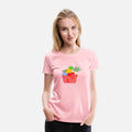 Shopping basket with fruit and vegetables