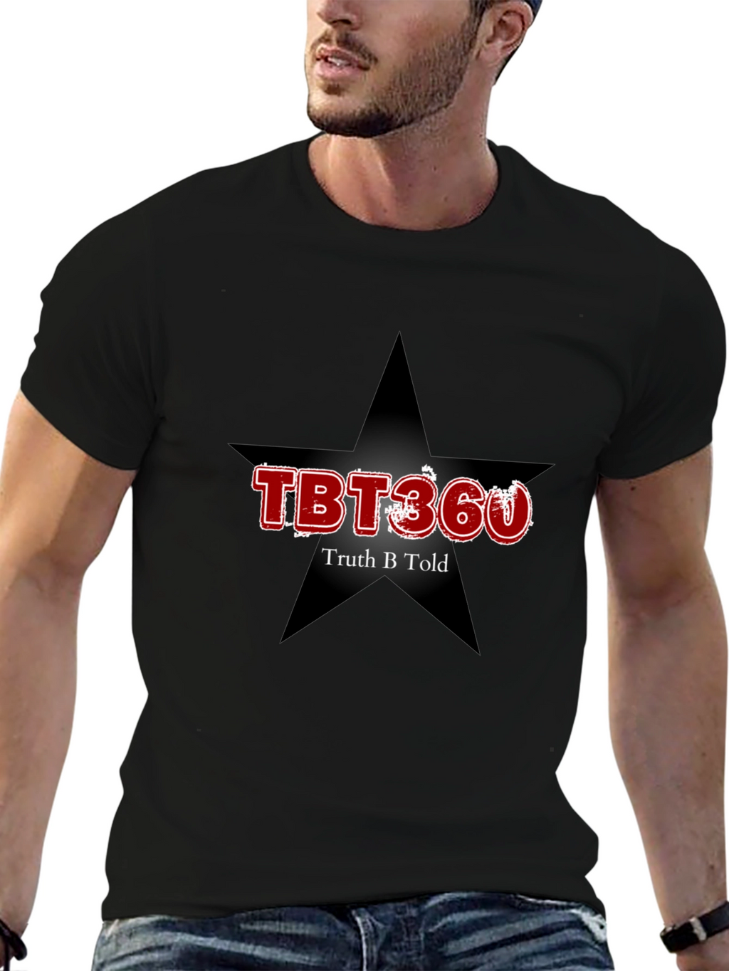 TBT360 Truth B Told Black Graphic Tee