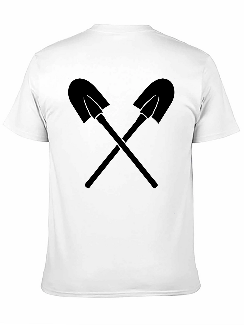 Crossed Shovels Graphic Tee - Black