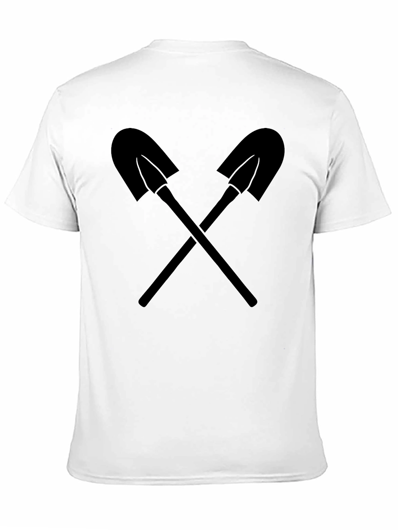 Crossed Shovels Graphic Tee - Black