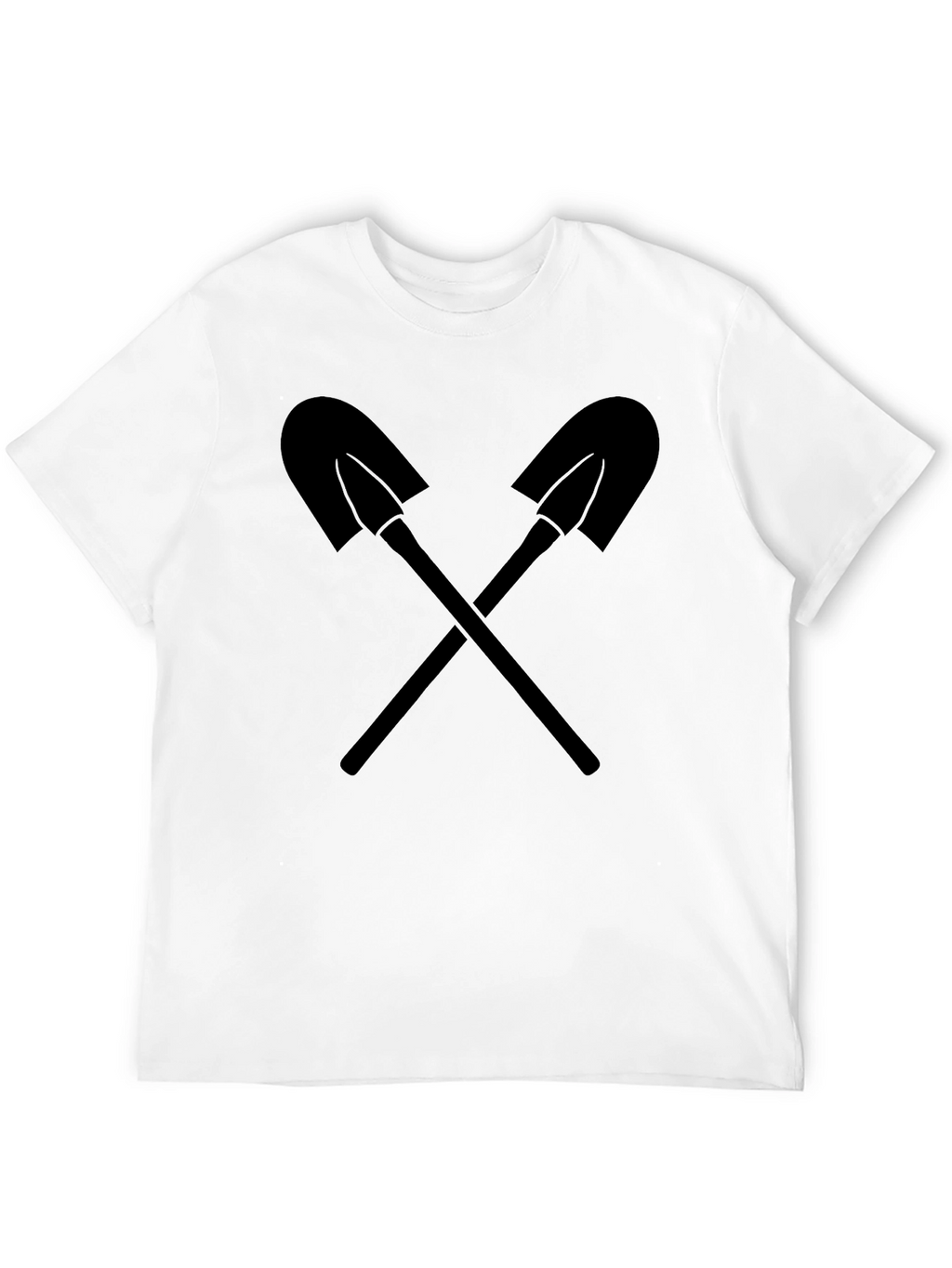 Crossed Shovels Graphic Tee - Black