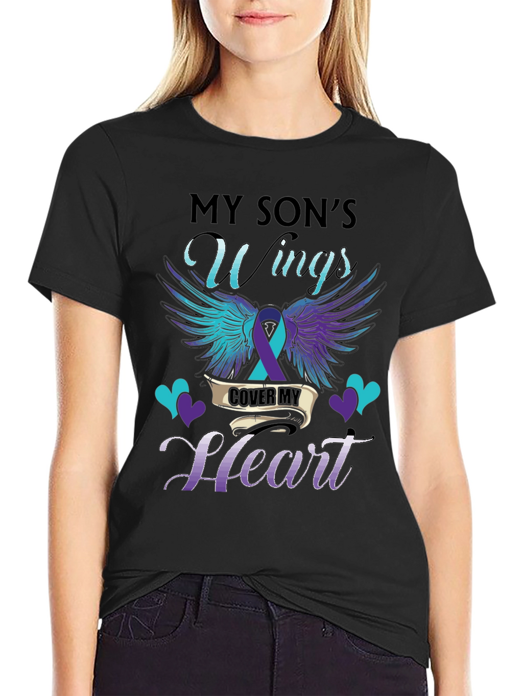 My Sons Wings Cover My Heart T-Shirt