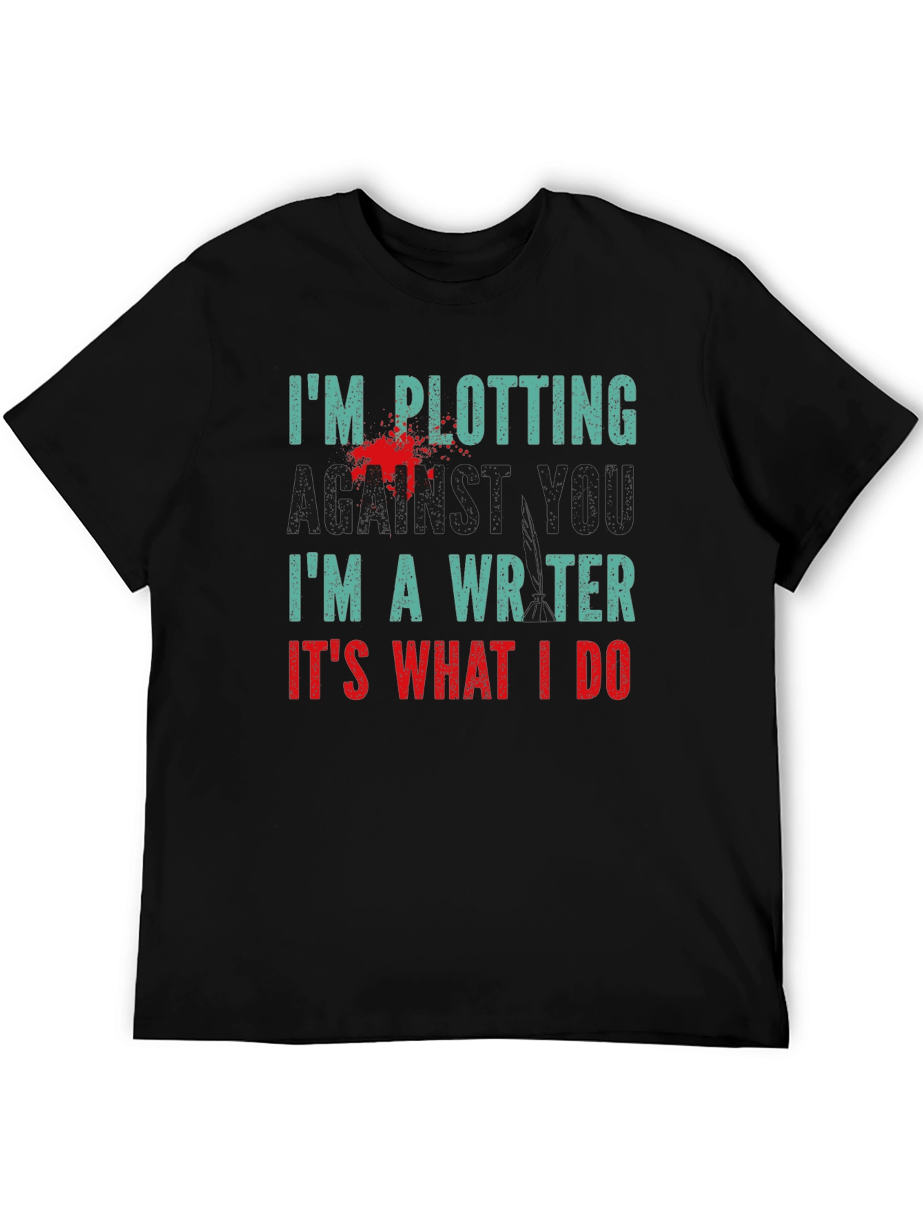 Plotting Writer T-Shirt - Novelty Tee