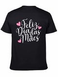 Feliz Dia das Maes Black T-Shirt