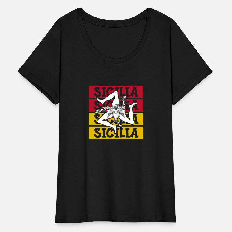 Sicilia Flag Sicily Palermo Italy