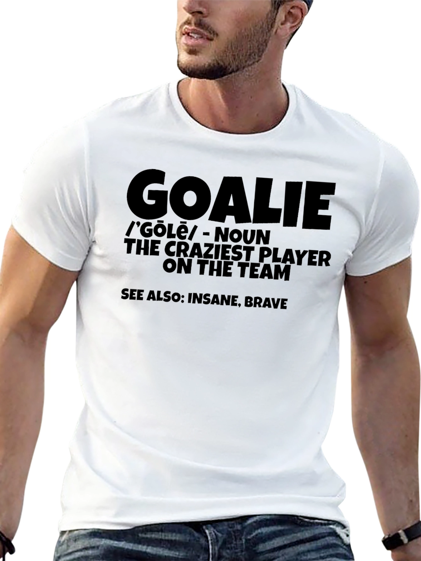 Goalkeeper Definition Black T-Shirt