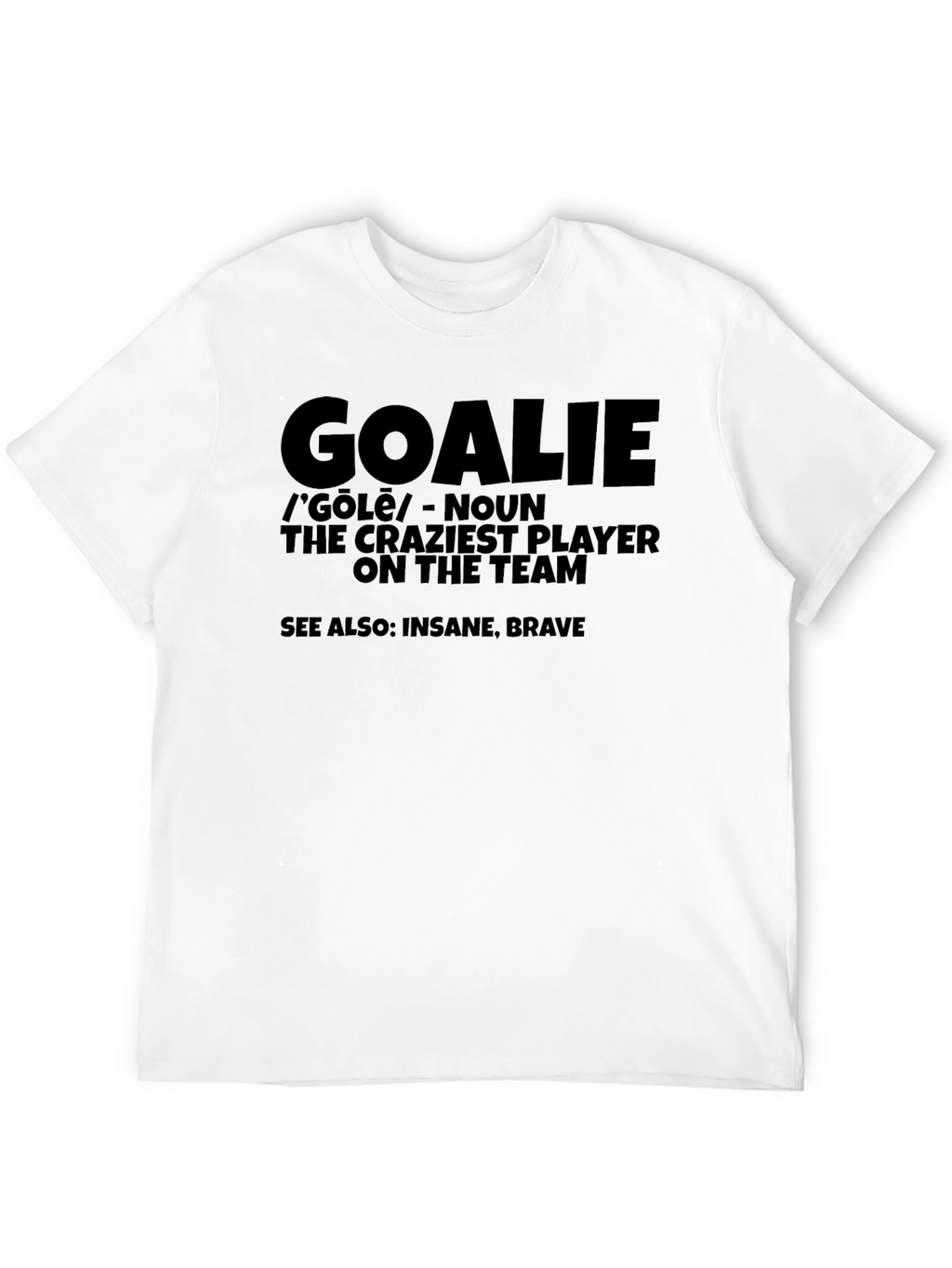 Goalkeeper Definition Black T-Shirt