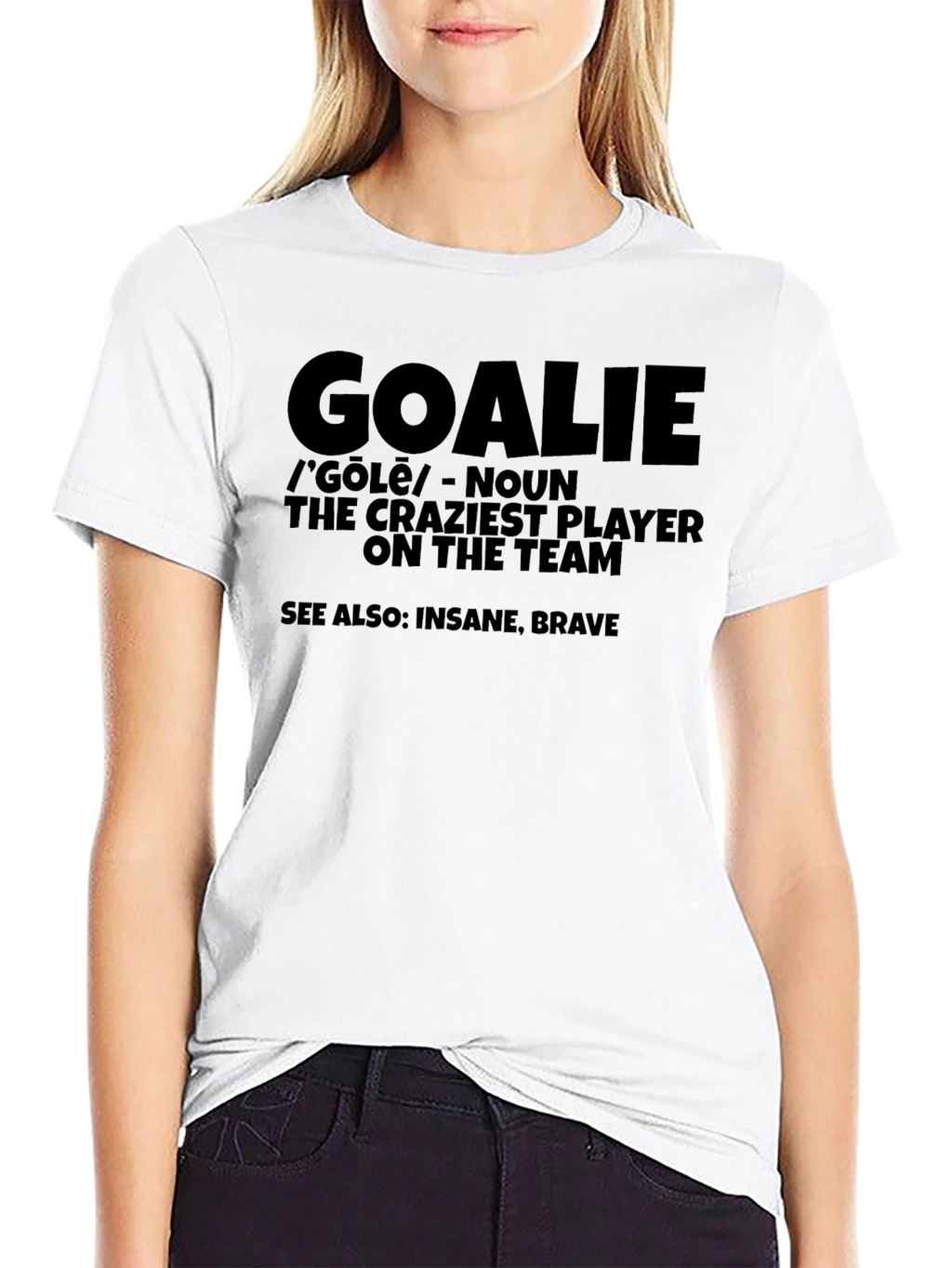 Goalkeeper Definition Black T-Shirt