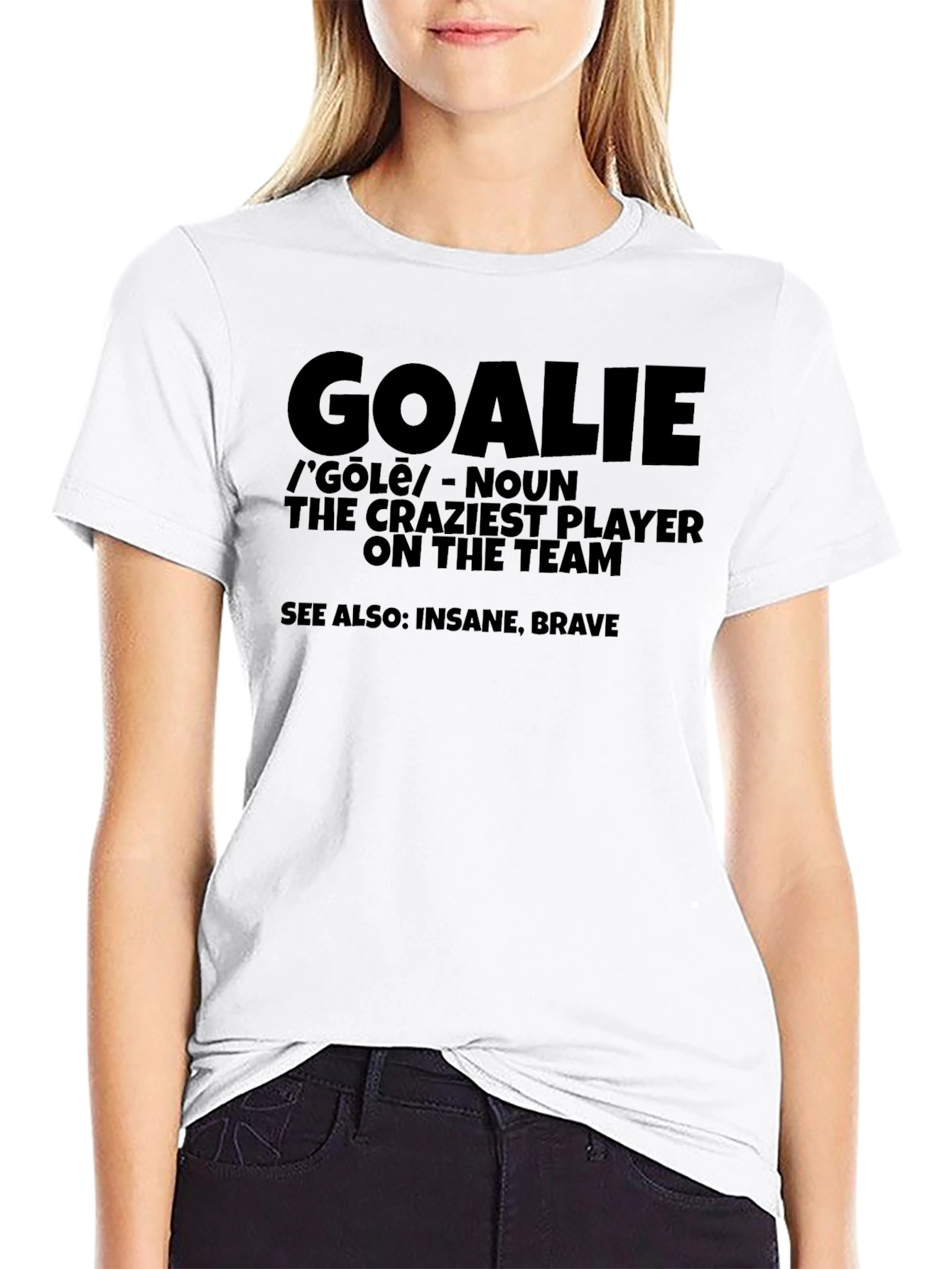 Goalkeeper Definition Black T-Shirt