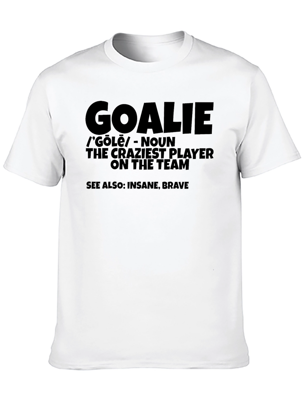 Goalkeeper Definition Black T-Shirt