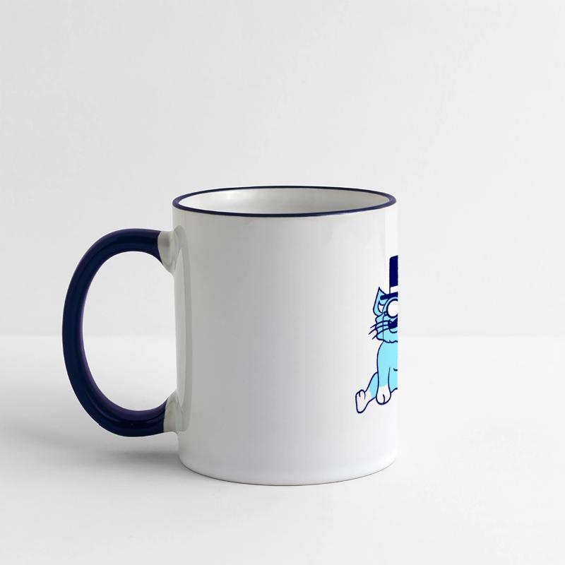 Sir Cat Gentleman Top Hat Monocle Glasses Rich Guy
