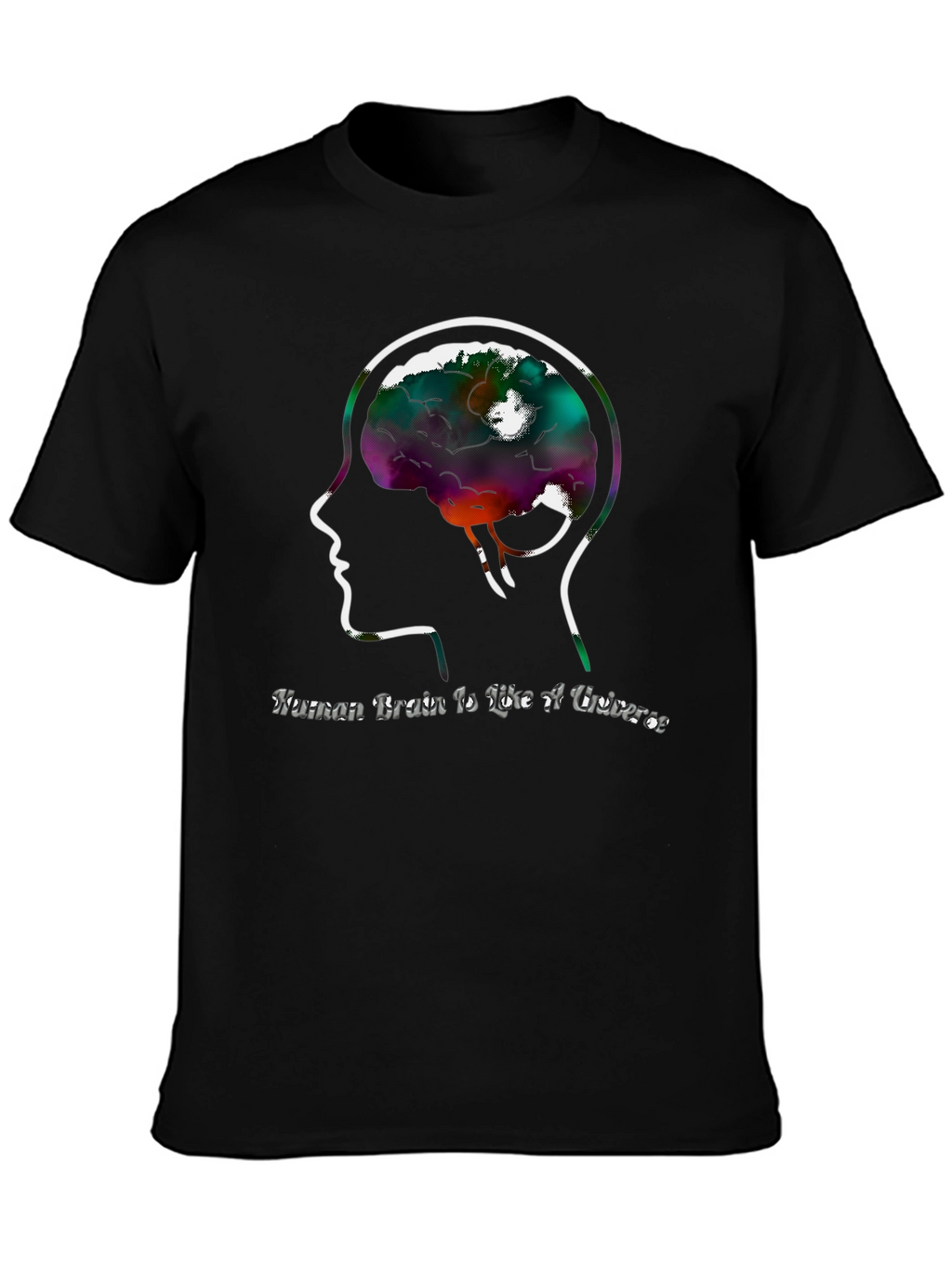 Human Brain Universe Graphic Tee