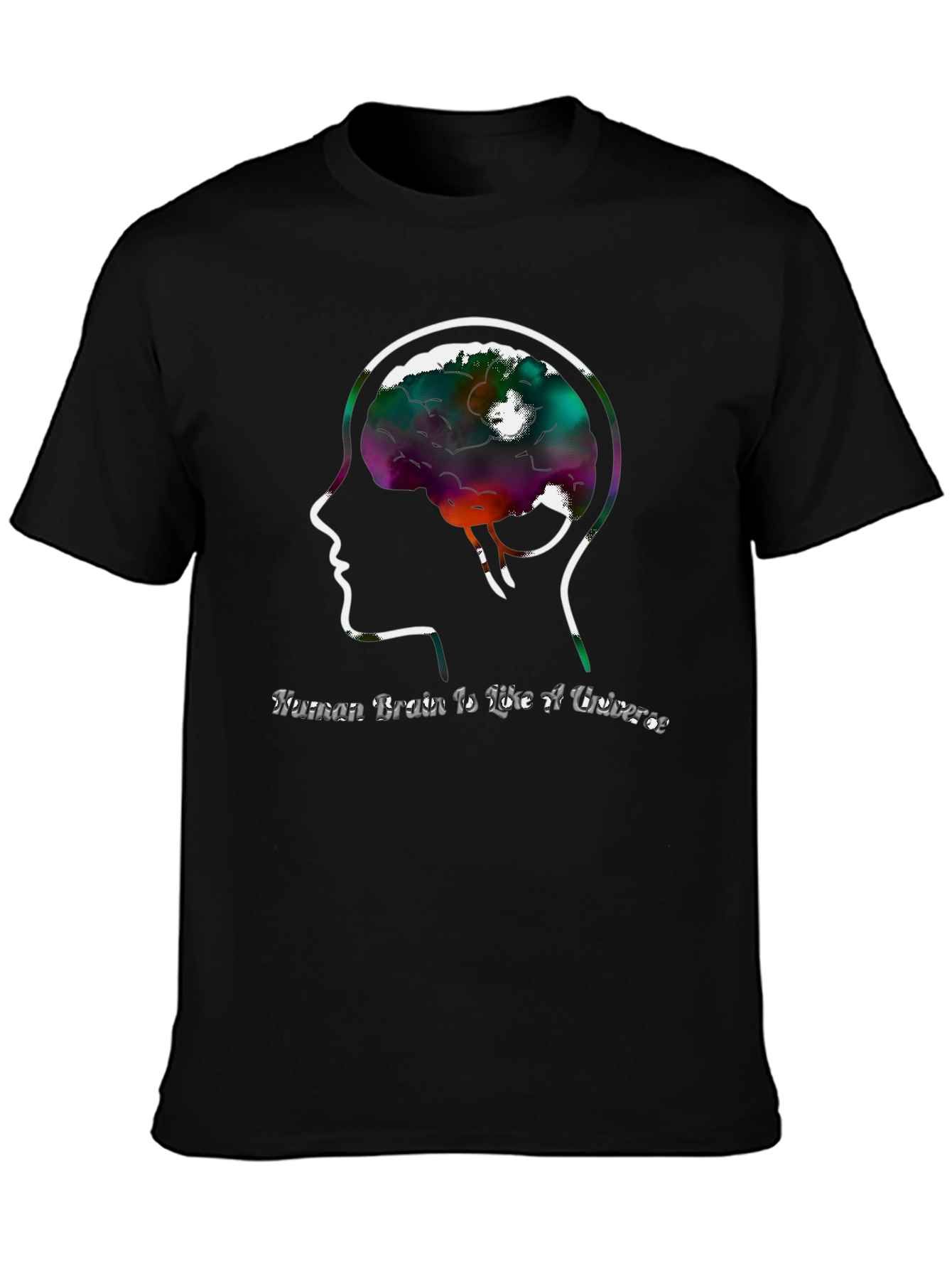 Human Brain Universe Graphic Tee