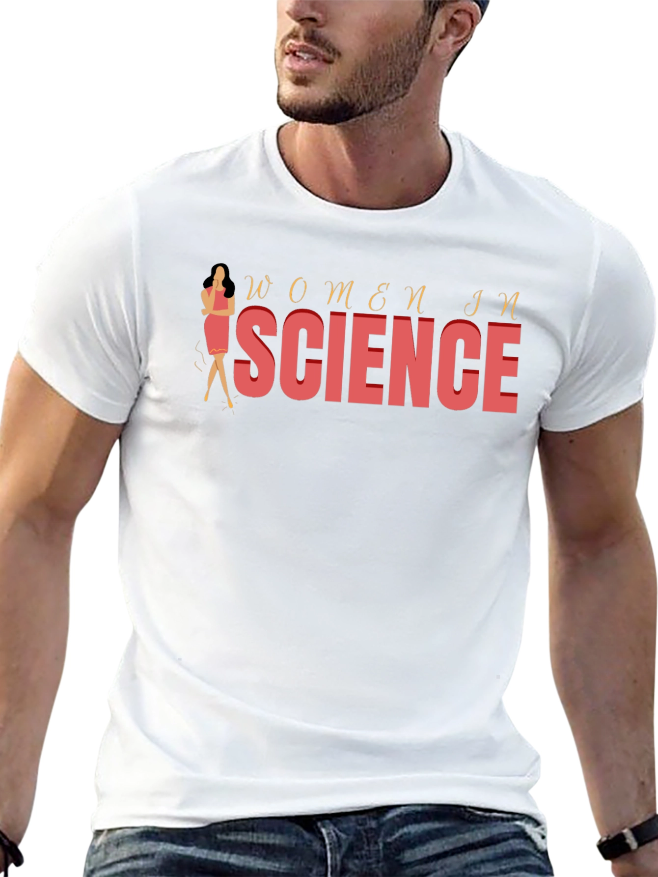 Women in Science Graphic Tee - Black