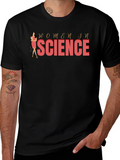 Women in Science Graphic Tee - Black