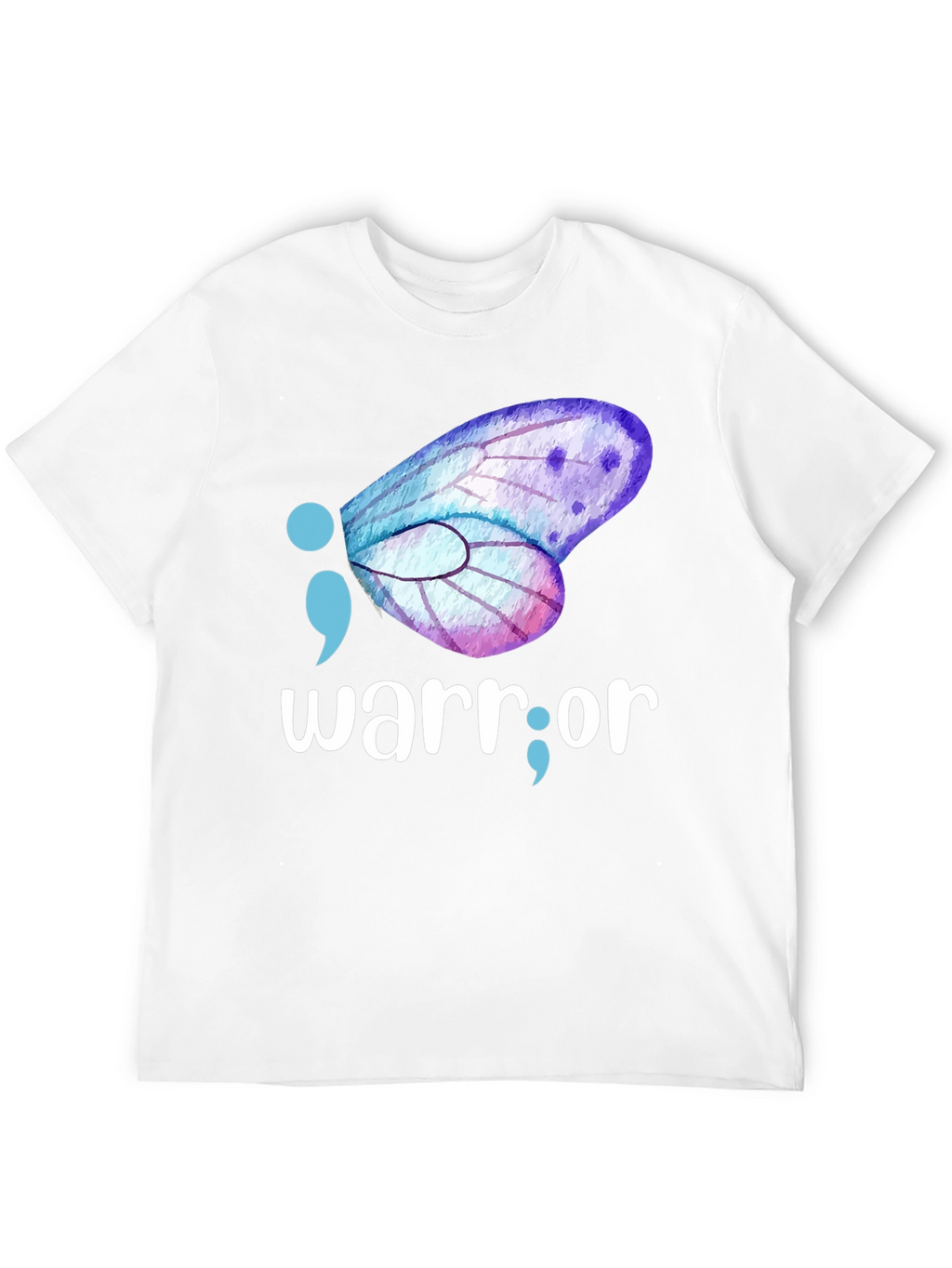 Warrior Semipcolon Butterfly Graphic Tee