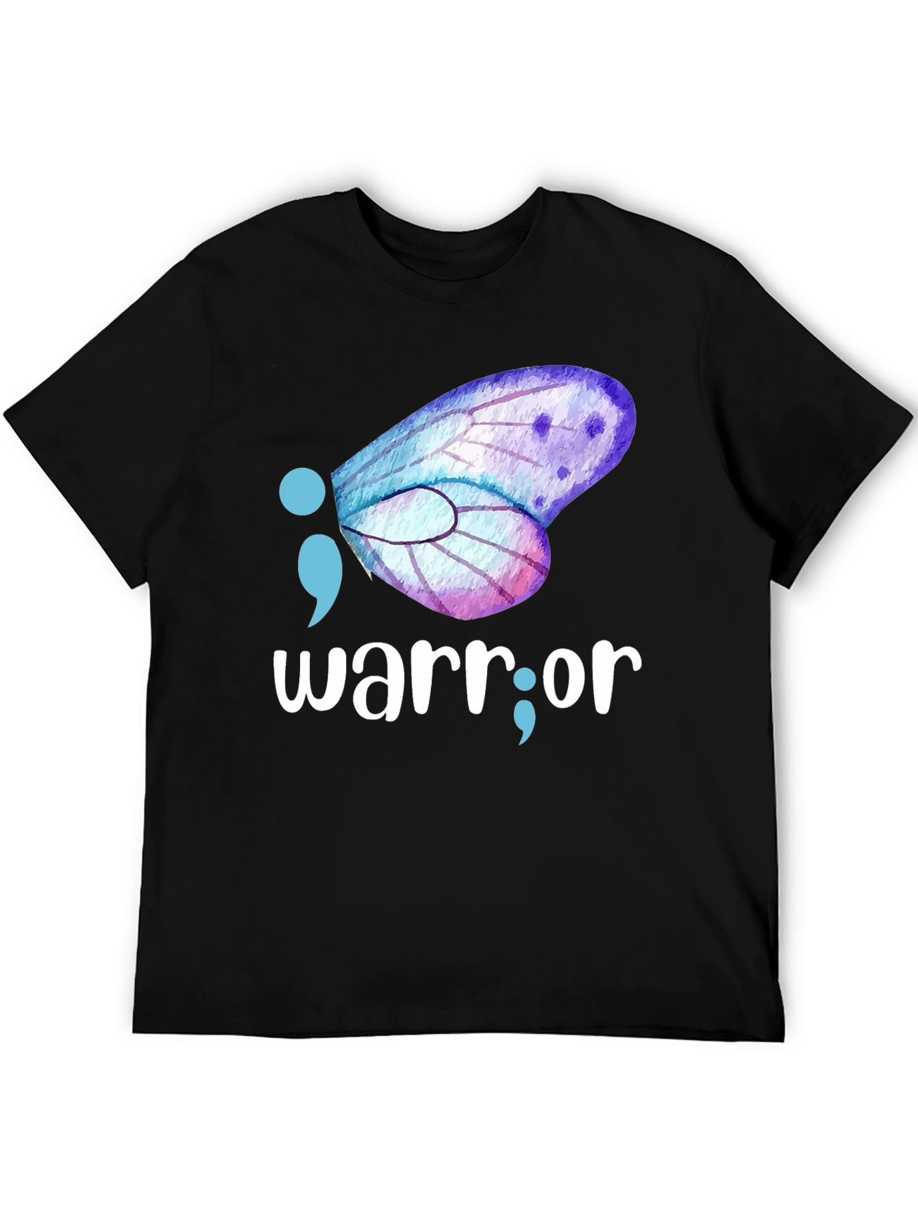 Warrior Semipcolon Butterfly Graphic Tee