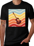 Retro Guitar Wave Graphic Tee